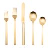 5 Piece Place Setting Stile Ice Oro Flatware Set