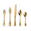 5 Piece Place Setting Casablanca Oro Flatware Set