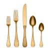 5 Piece Place Setting Vintage Oro Flatware Set