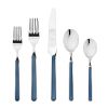 Place Set 5 Piece Fantasia Blue Flatware Set