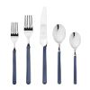 20 Piece Set Fantasia Cobalt Flatware Set