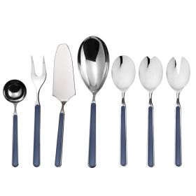 7 Piece Fantasia Cobalto Flatware Set