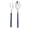 2 Pcs Serving Set Fantasia Cobalt Flatware Set