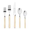 Set 5 Piece Fantasia Vanilla Flatware Set