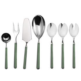 7 Piece Fantasia Verde Flatware Set