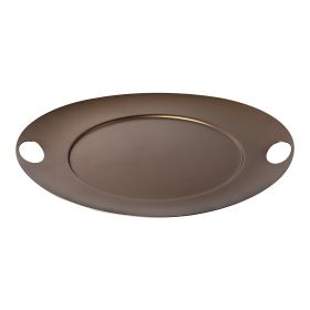 Saturno Charger Plate 13,5"X12.5" Materic Bronze