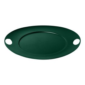 Saturno Charger Plate 13,5"X12.5" Materic Green