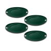 Set Of 4 Saturno Coasters 5,5"X5" Materic Green