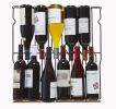 166 Bottle Black Stainless Wine Refrigerator, Dual Zone