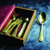 5 Piece Place Setting Casablanca Oro Flatware Set