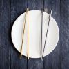 Chopsticks Set 2 Pcs Bronzo