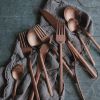 20 Piece Set Due Ice Bronze Flatware Set