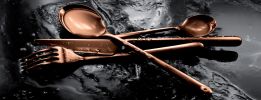 20 Piece Set Linea "Bronzo"  Flatware Set