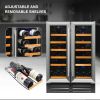 40 Bottle Dual Zone Under Counter Wine Cooler