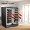 40 Bottle Dual Zone Under Counter Wine Cooler