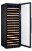 166 Bottle Single Zone Black Glass Wine Refrigerator