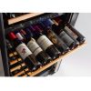 166 Bottle Dual Zone Stainless Steel Wine Refrigerator