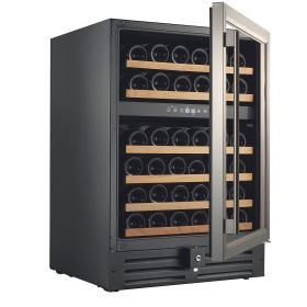 46 Bottle Dual Zone Under Counter Wine Cooler