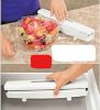 Plastic Wrap Cutter - Pull, Press and Cut - Cling Wrap Dispenser Foil - Wax Paper Kitchen Accessories