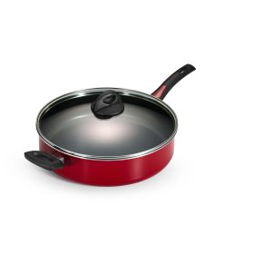 Tramontina Everyday 5 Quart Red Non-Stick Covered Jumbo Cooker - Tramontina