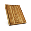 Teak Cutting Board Reversible Chopping Serving Board Multipurpose Food Safe Thick Board, Medium Size 20x15x1.25 inches