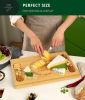 Kitchen Natural Bamboo Cutting Board Bamboo Cheese Board Set