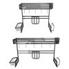 Adjustable Dish Drying Rack - As Picture