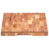 Chopping Board 19.7"x13.8"x1.6" Solid Acacia Wood - Brown