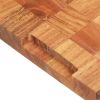 Chopping Board 23.6"x15.7"x1.5" Solid Acacia Wood - Brown