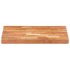 Chopping Board 19.7"x13.8"x1.6" Solid Acacia Wood - Brown