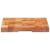 Chopping Board 19.7"x13.4"x1.5" Solid Acacia Wood - Brown