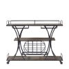 Kitchen Cart 3-Drawer Removable Storage Rack Trolley Cart with Rolling Wheels