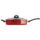 Tramontina Everyday 5 Quart Red Non-Stick Covered Jumbo Cooker - Tramontina